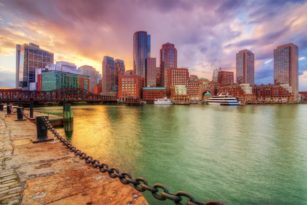 Skyline of downtown Boston